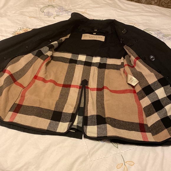 Burberry Brit trench coat black , little worn, size 36, fitted cut. - Picture 4 of 7